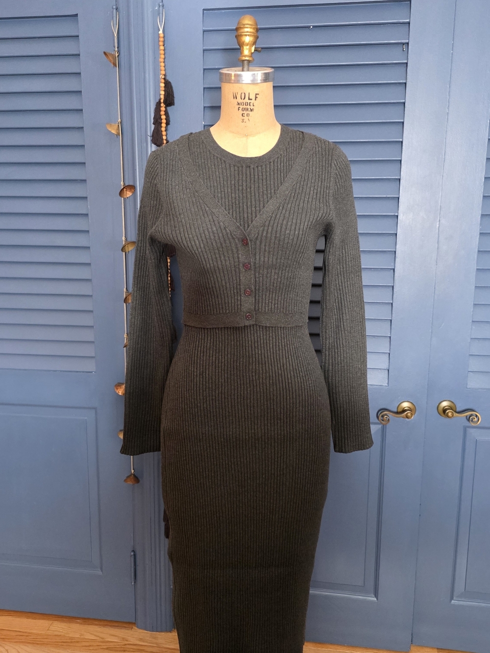 Option 1 (Max Keywords): NWT Derek Lam 10 Crosby Fable Double Layer Ribbed Sweat
